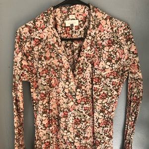 Top, blouse, floral, soft